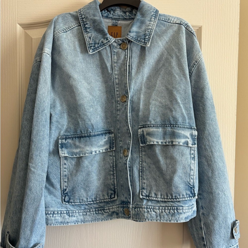 GAP Light Wash Blue Denim Jacket